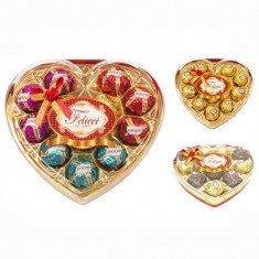 CHOCOLATES FELICCI ESTUCHE CORAZÓN X 12